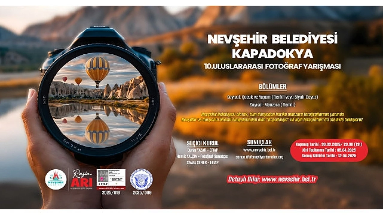 Nevşehir Belediyesi Kapadokya 10.Uluslararası Fotoğraf Yarışması